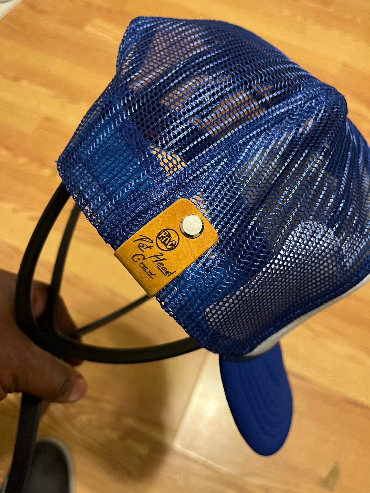Blue/Wht Pot Head Hat