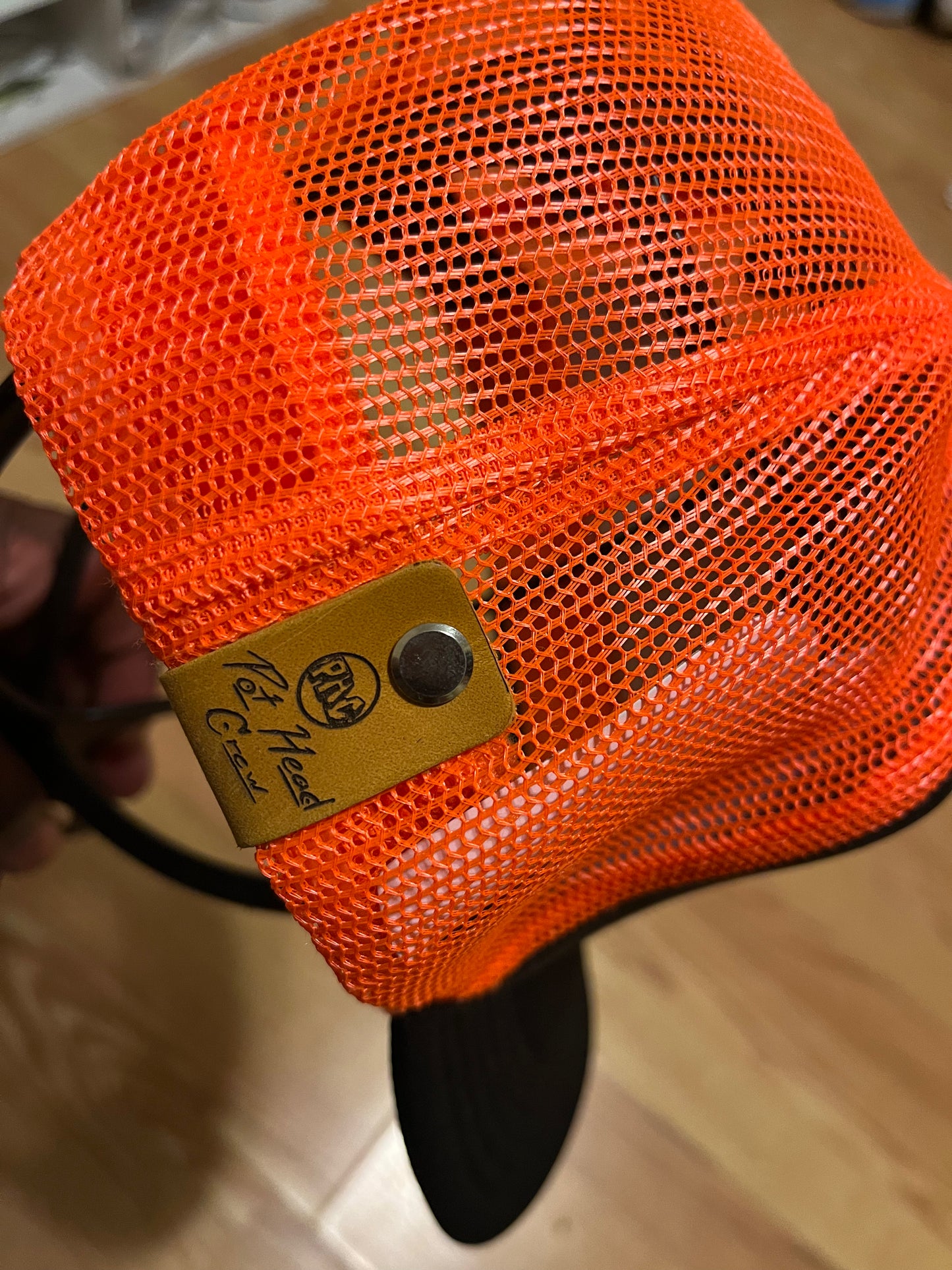 Orange/Blk Pot Head Hat