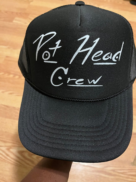 Blk Pot Head Hat