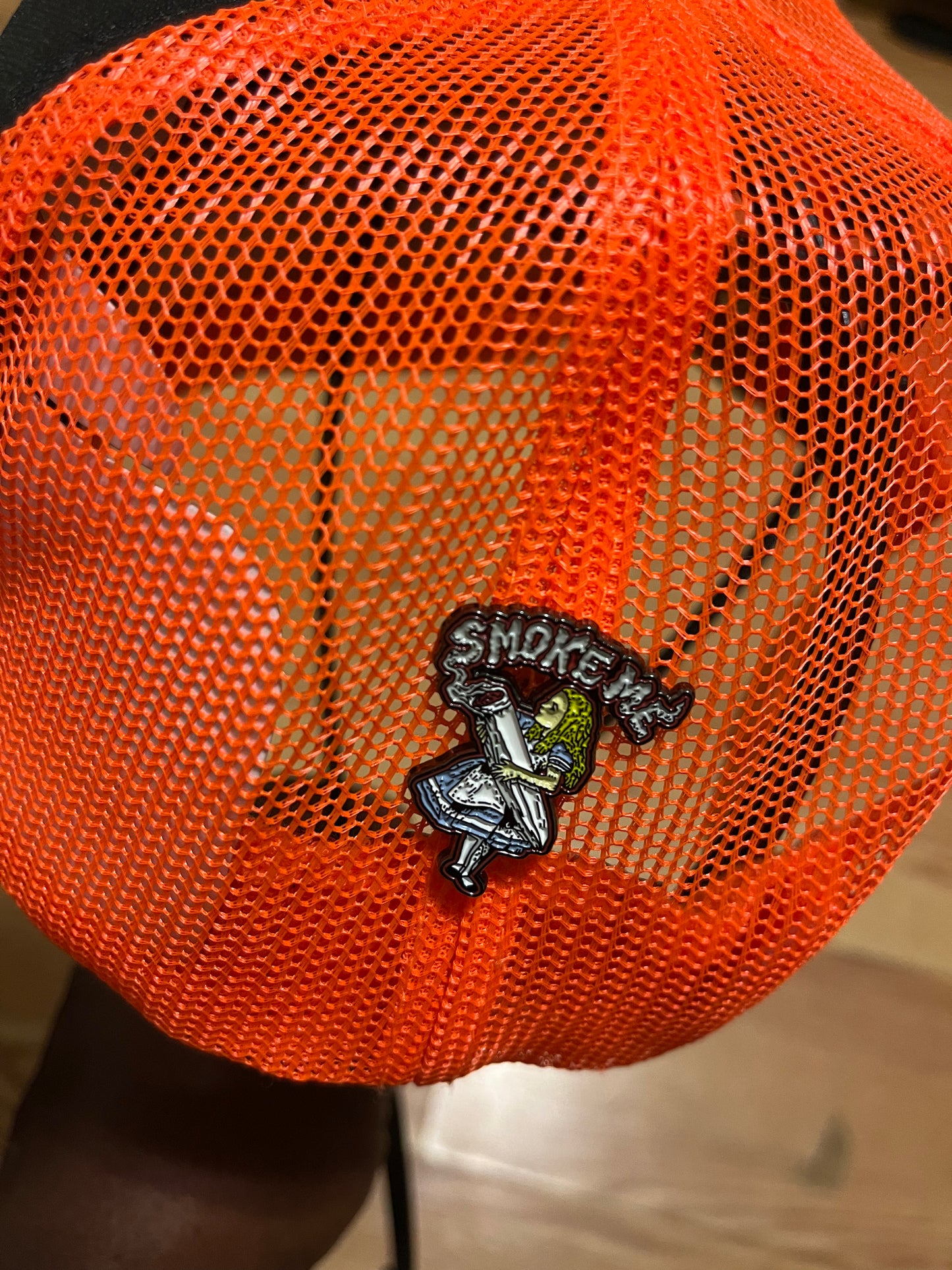 Orange/Blk Pot Head Hat