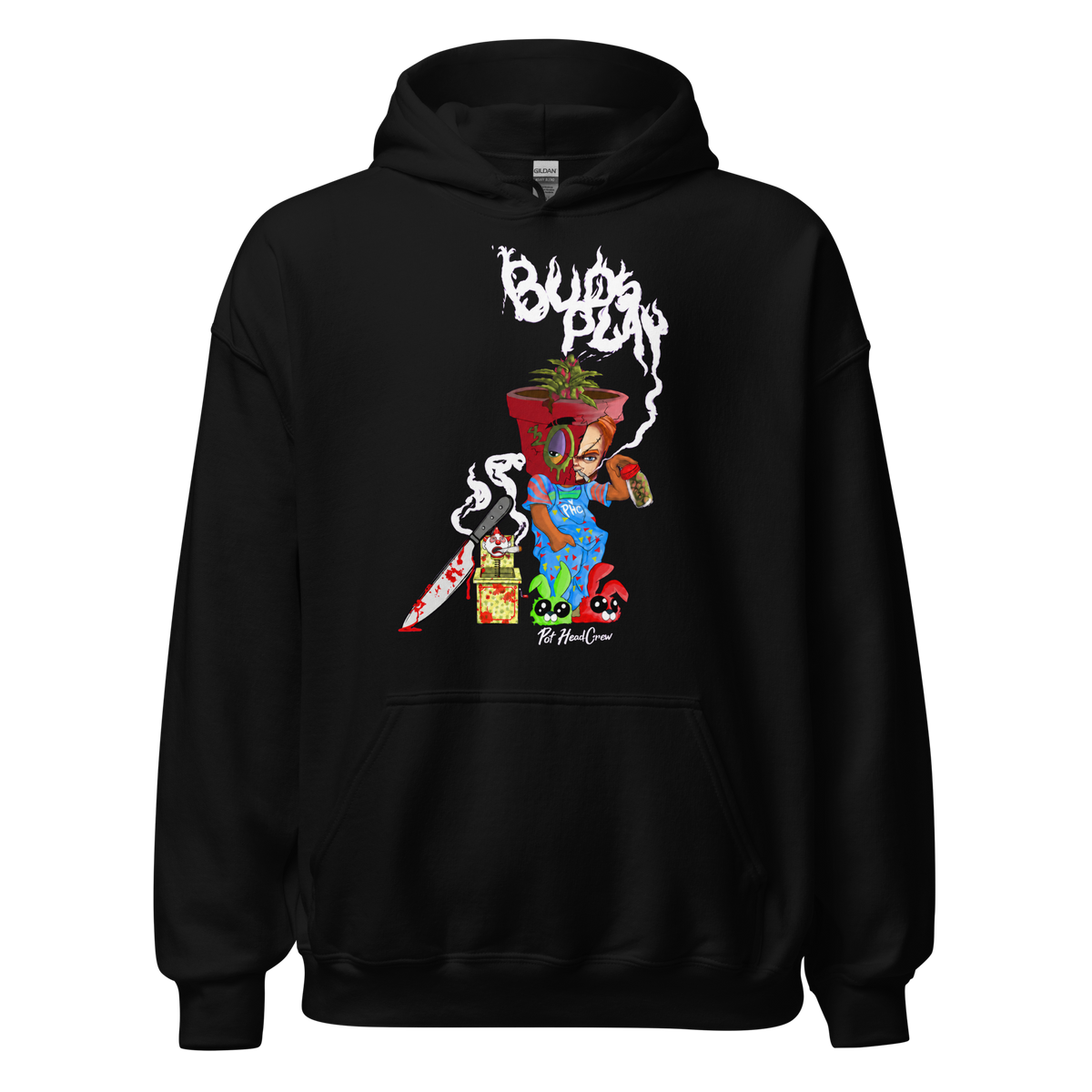 Bud/Chuckie Wht Hoodies
