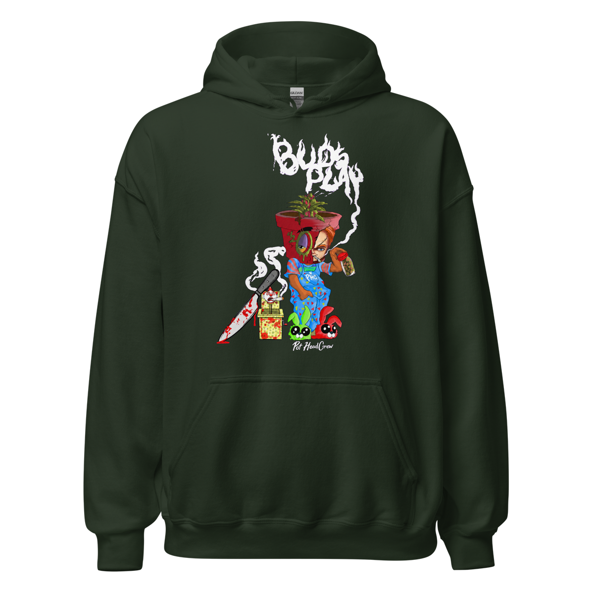 Bud/Chuckie Wht Hoodies